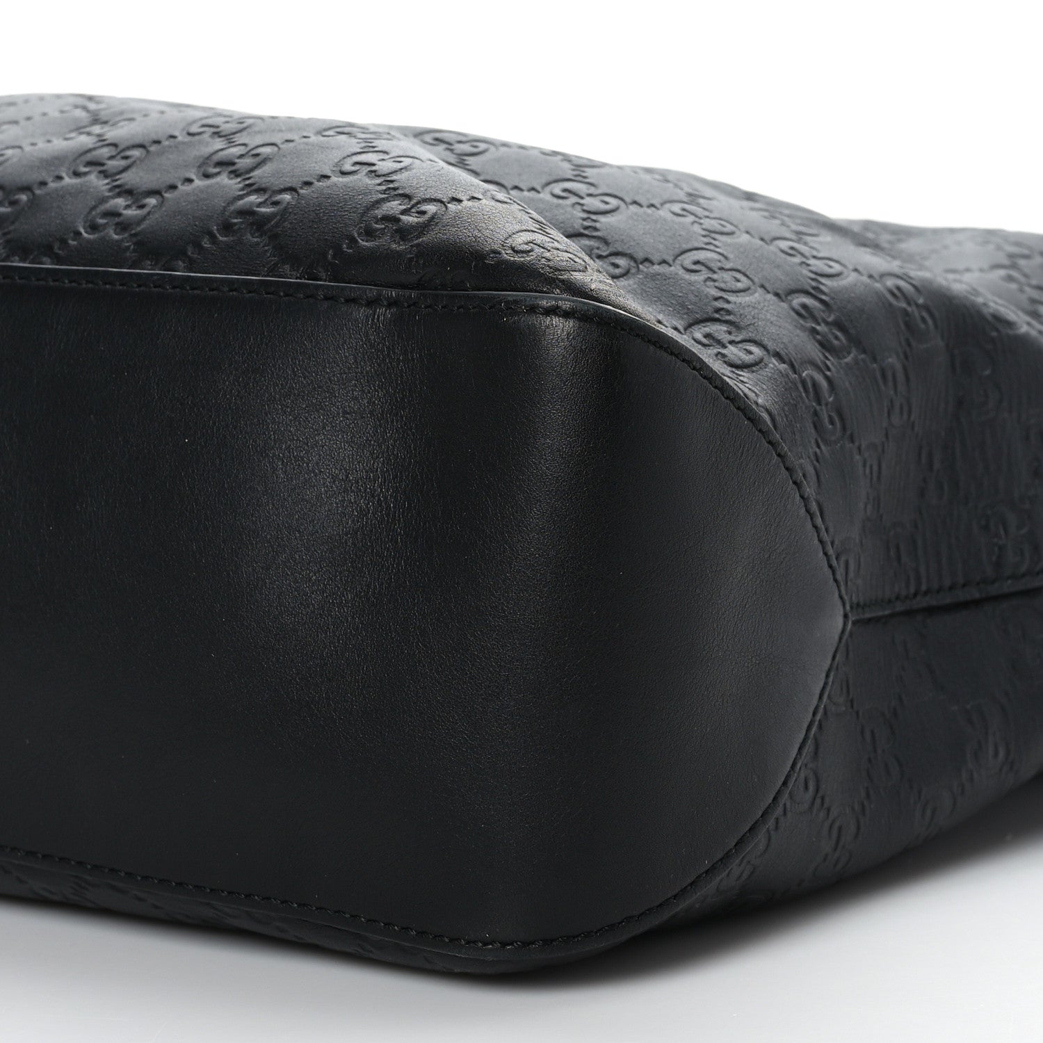 Gucci Guccissima Signature Large Linea A Hobo Black 9 of 9