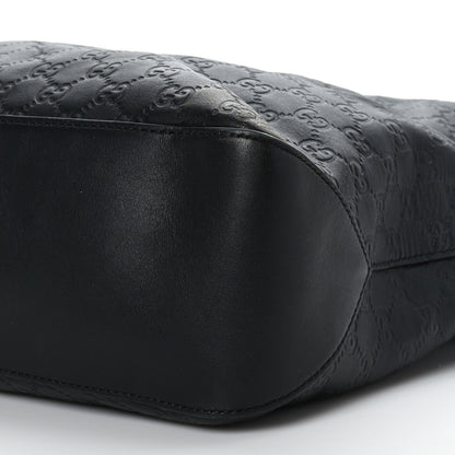 Gucci Guccissima Signature Large Linea A Hobo Black 9 of 9