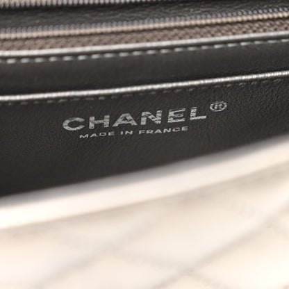 Chanel Metallic Lambskin Quilted Mini Rectangular Flap Ruthenium 6 of 9