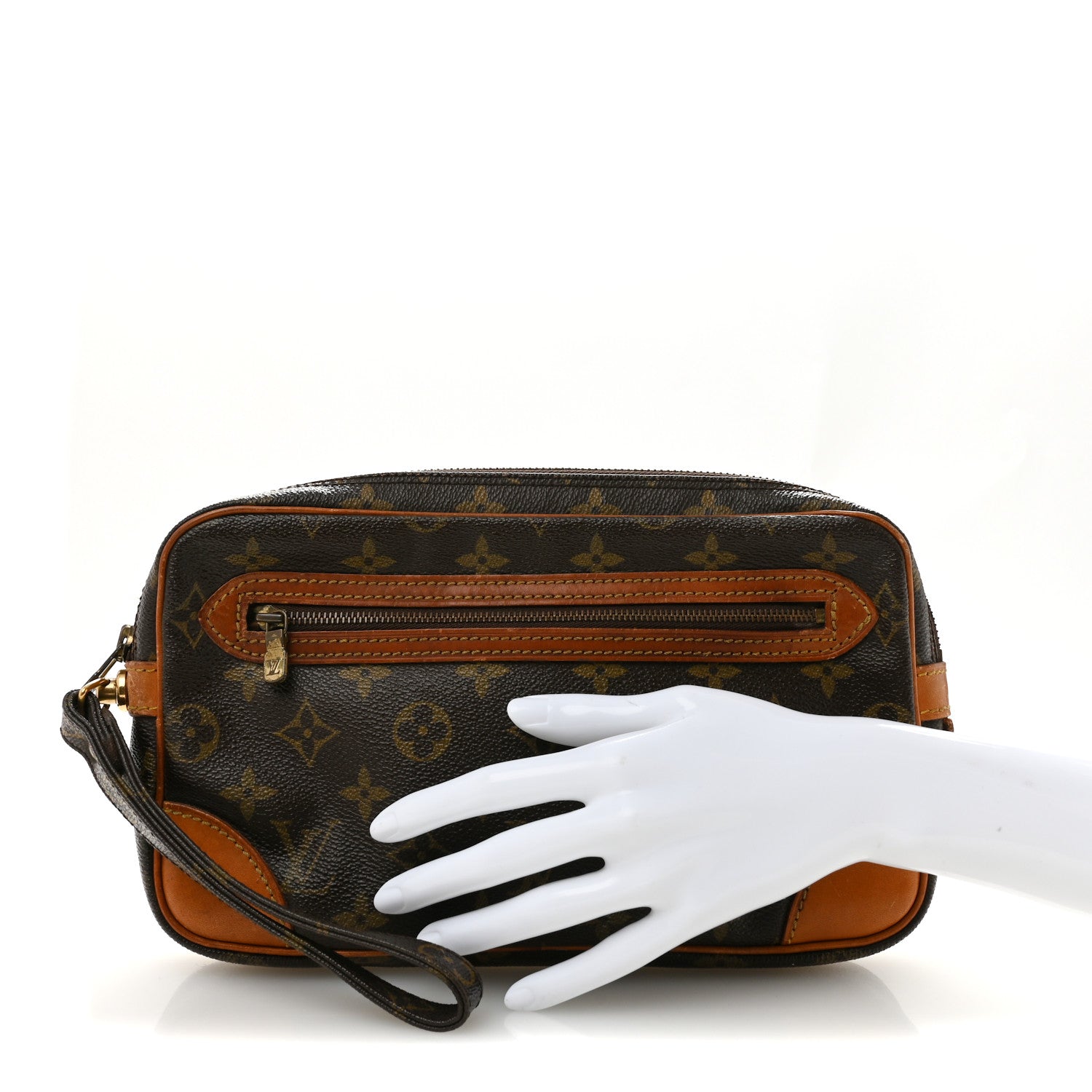 Louis Vuitton Monogram Pochette Marly Dragonne 26 2 of 11