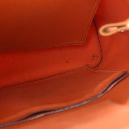 Hermes Toile Cabag 32 PM Orange 5 of 12