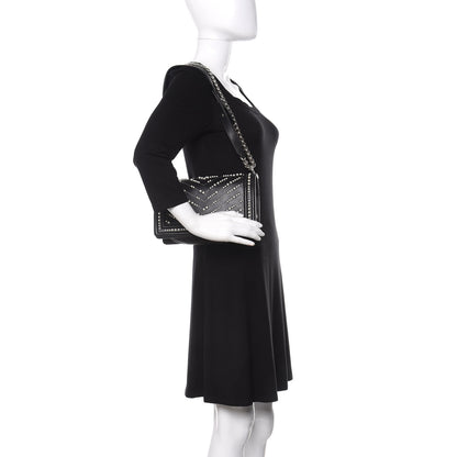 Chanel Calfskin Pearl Chevron Small Boy Flap Black 3 of 11
