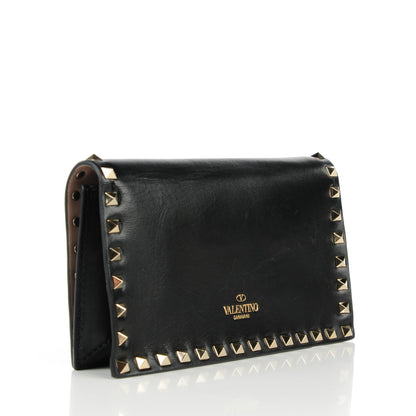 Valentino Garavani Nappa Small Rockstud Wristlet Clutch Black 3 of 7
