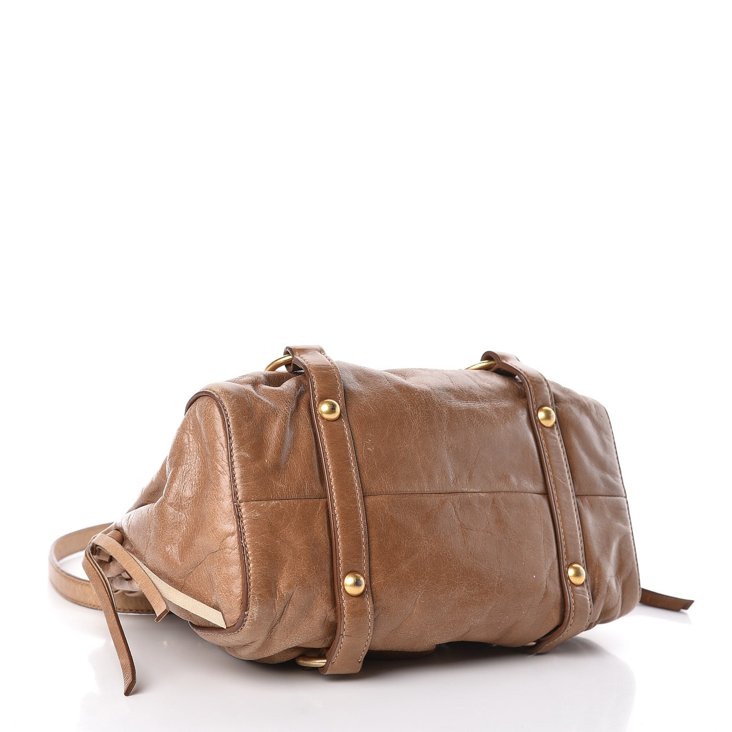 Vitello Lux Mini Gathered Tote