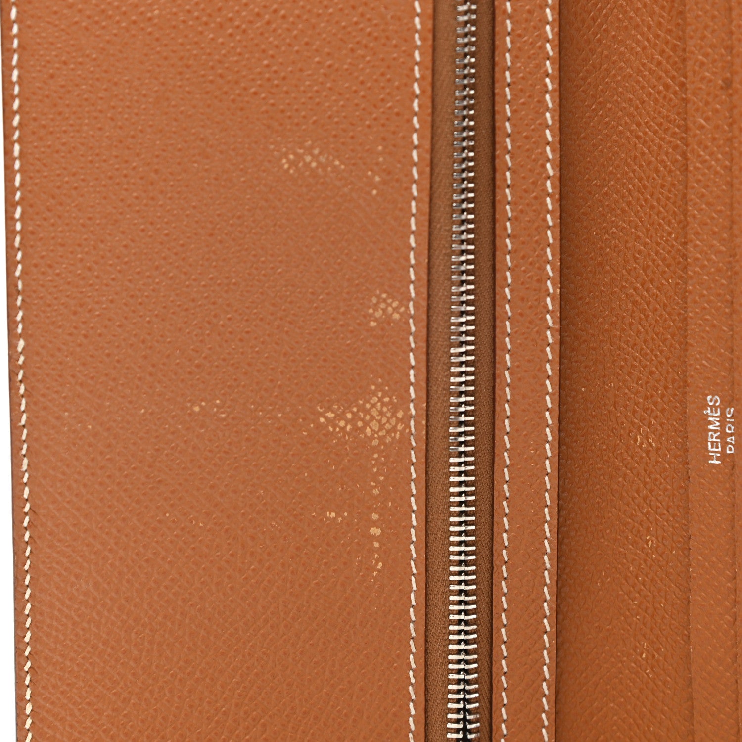 Hermes Epsom Bearn Gusset Wallet Gold 14 of 15