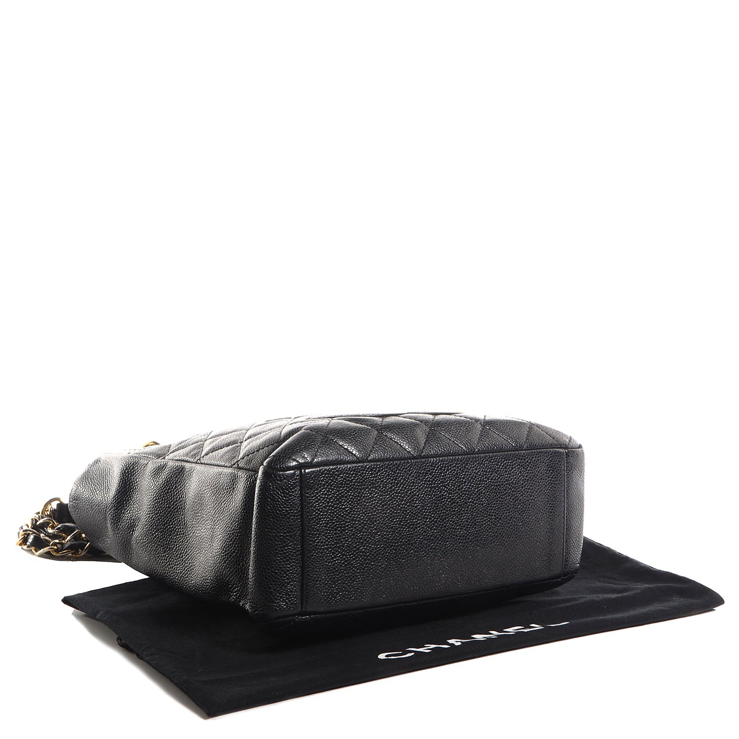 Chanel Caviar Petit Shopping Tote PST Black 5 of 7