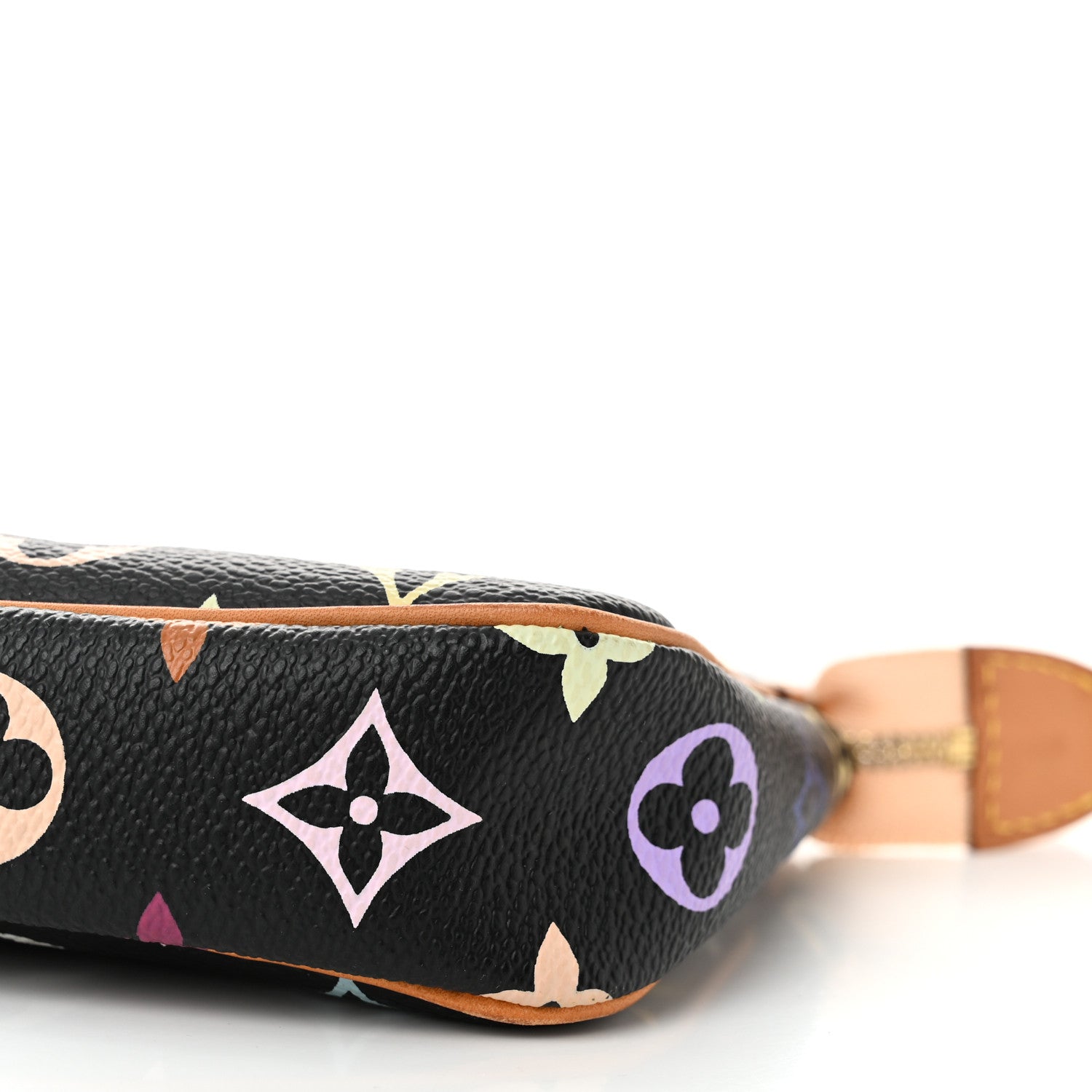 Louis Vuitton Monogram Multicolor Pochette Accessories Black 9 of 10