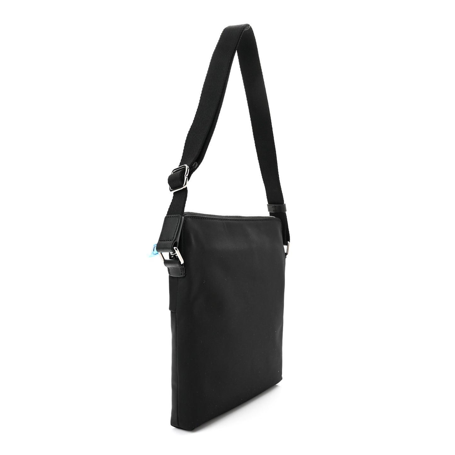 Econyl Logo Print Crossbody Bag Black
