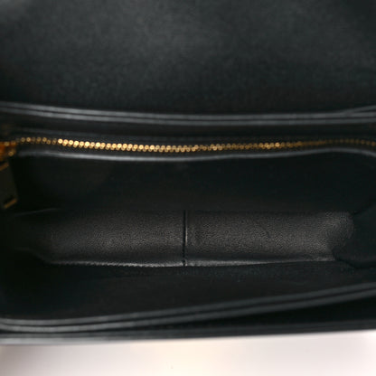 Celine Shiny Calfskin Teen Triomphe Black 5 of 10