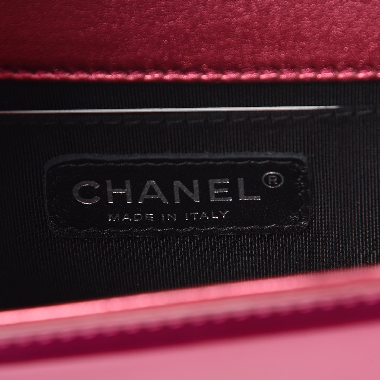 Chanel Metallic Patent Calfskin Quilted Small Boy Flap Pink 6 of 9