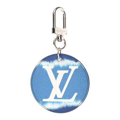 Louis Vuitton Monogram Escale Bag Charm Key Holder Blue 1 of 4
