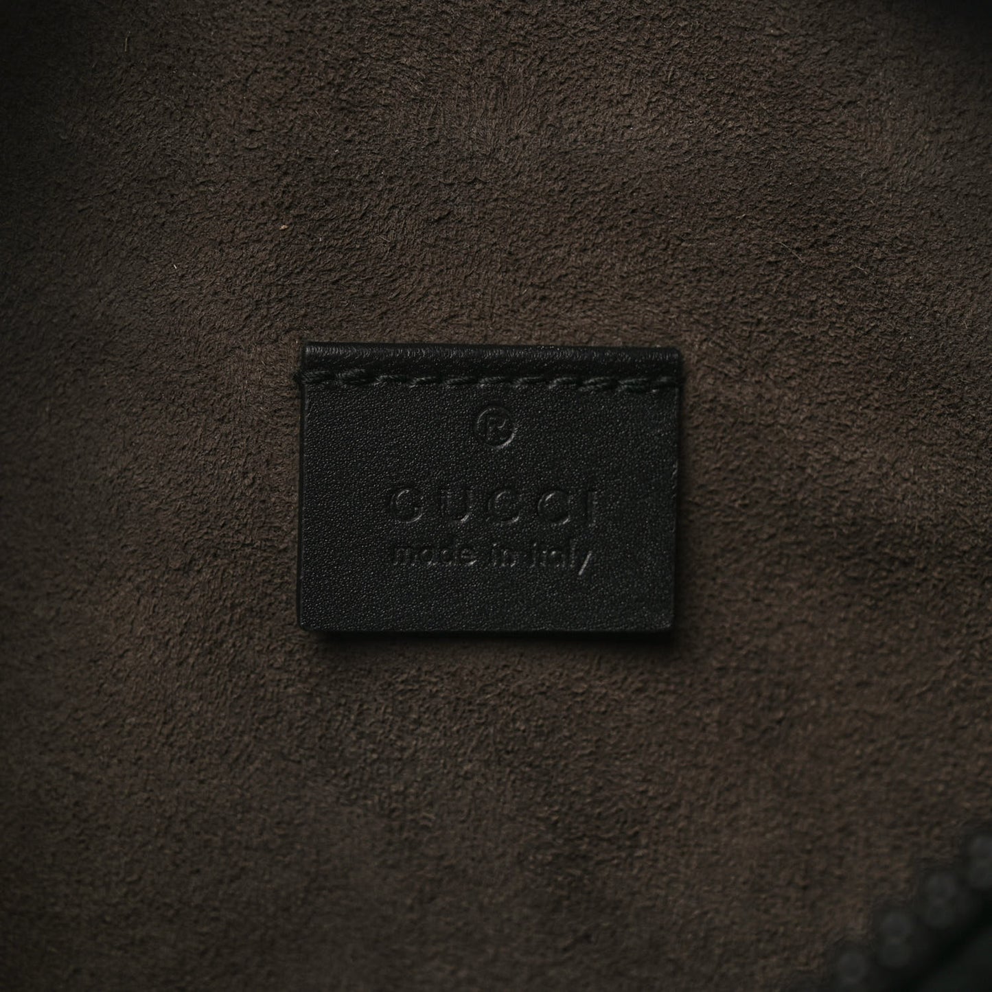 GG Supreme Monogram Belt Bag Black