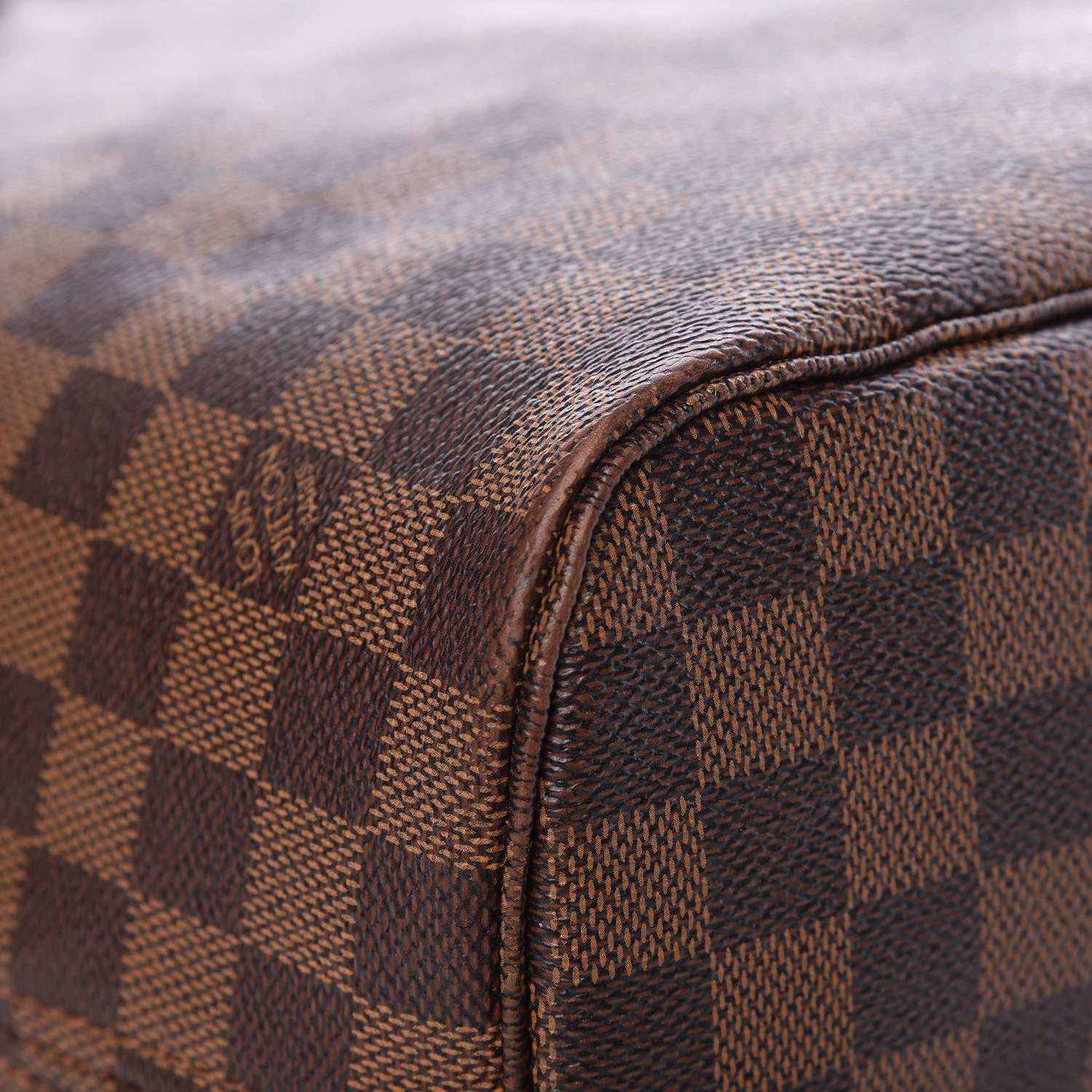 Louis Vuitton Damier Ebene Neo Neverfull MM Rose Ballerine 10 of 38
