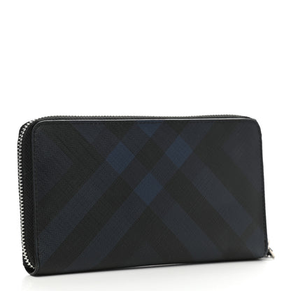 Burberry London Check Large Zip Around Wallet Charcoal 3 of 10