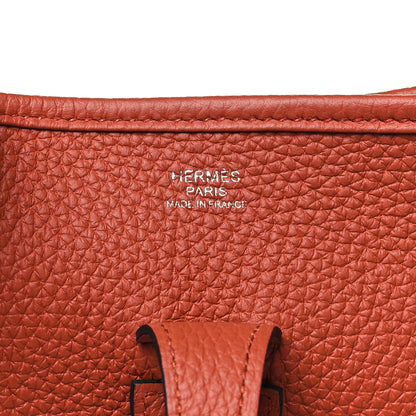 Hermes Taurillon Clemence EVELYNE III PM Cuivre 6 of 11
