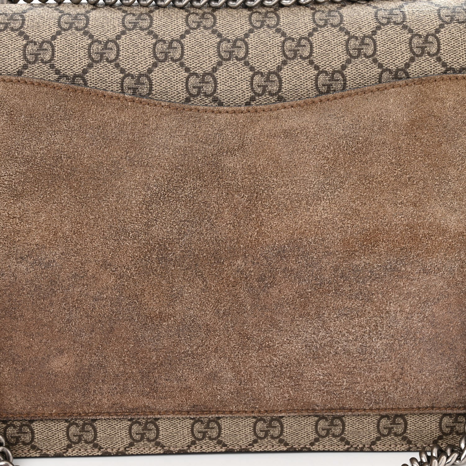 Gucci GG Supreme Monogram Medium Dionysus Shoulder Bag Taupe 15 of 15