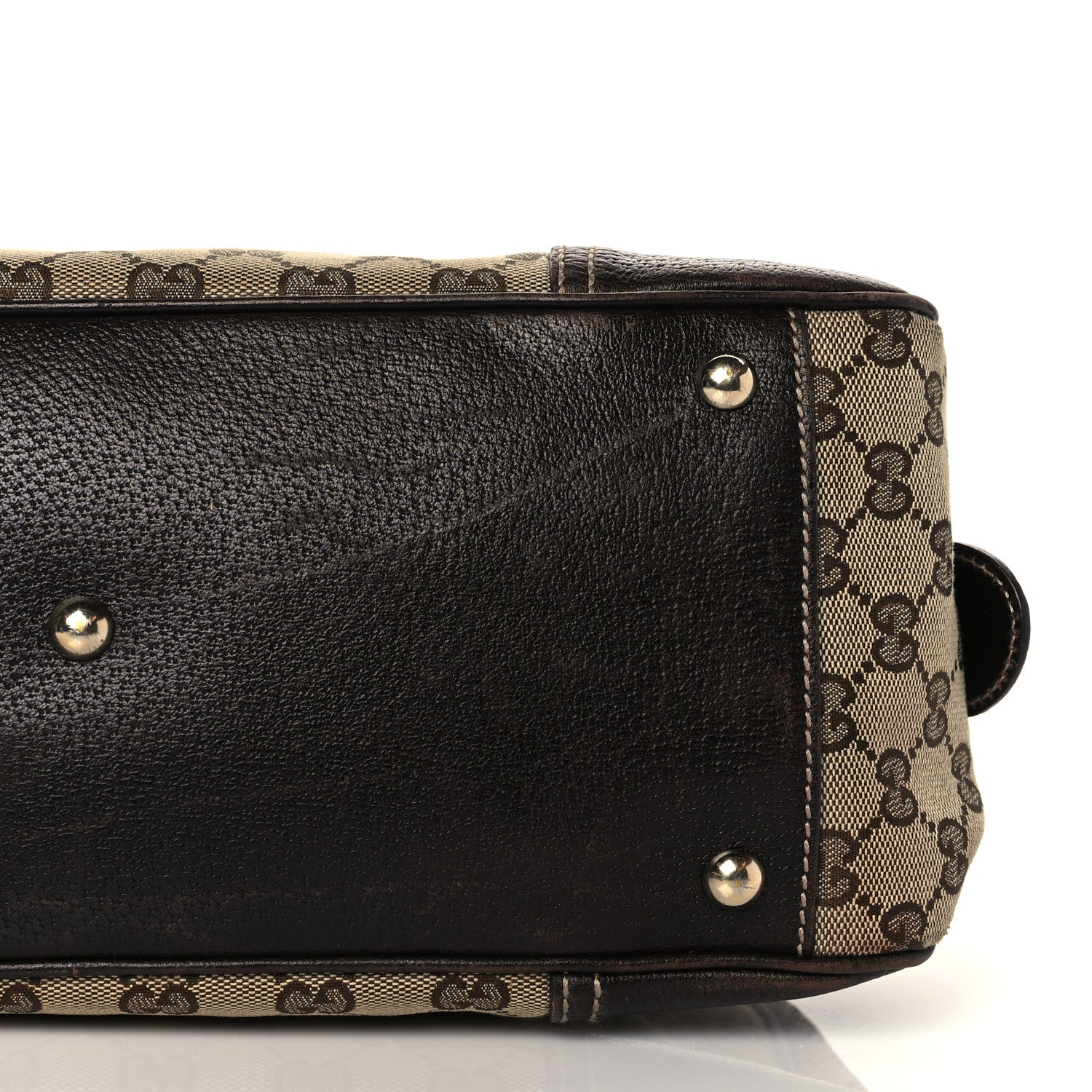 Gucci Monogram Small Princy Satchel Dark Brown 11 of 11