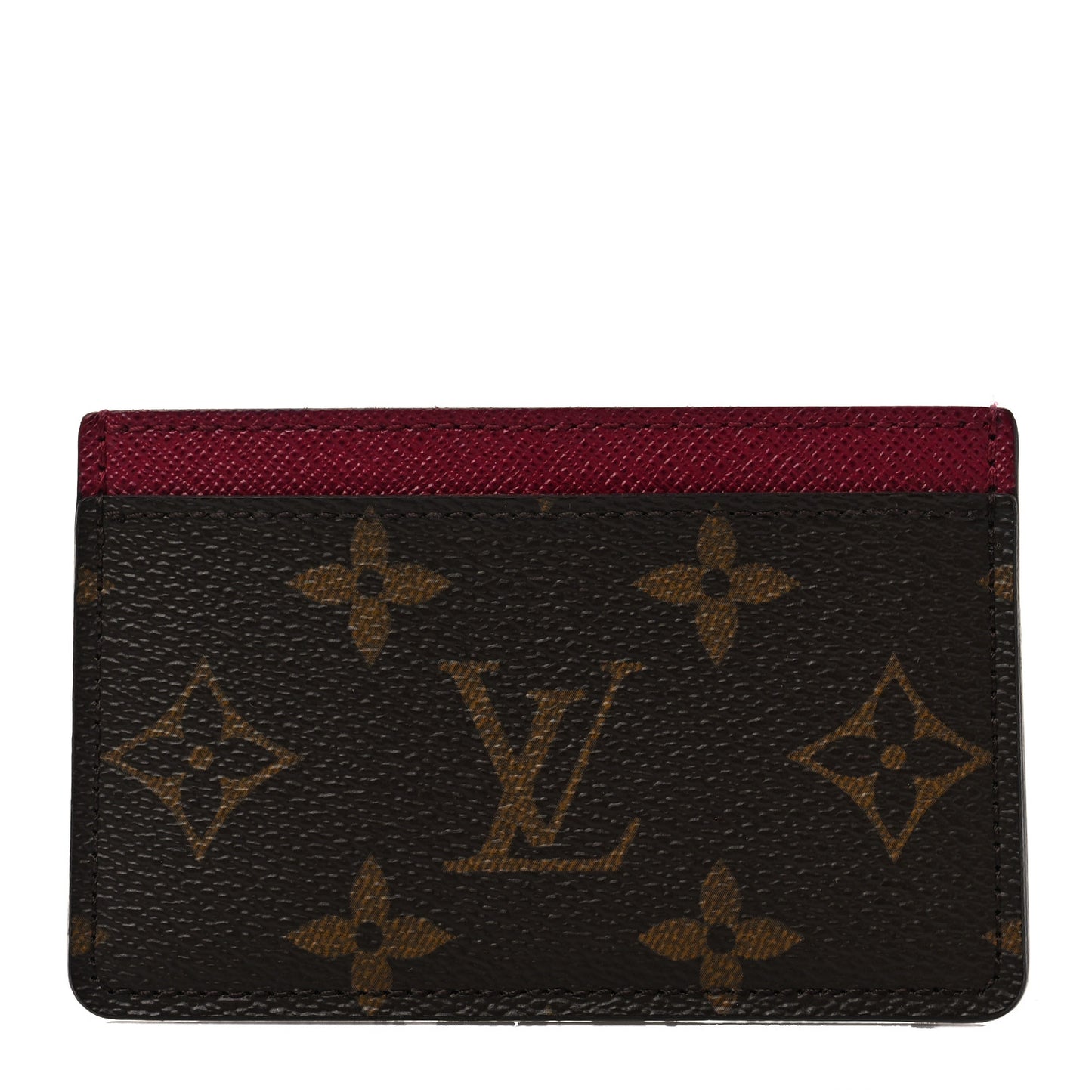 Monogram Card Holder Fuchsia