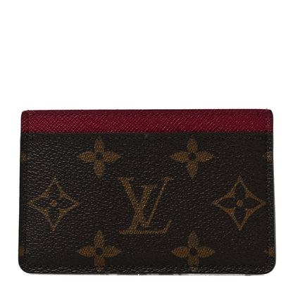 Louis Vuitton Monogram Card Holder Fuchsia 1 of 7