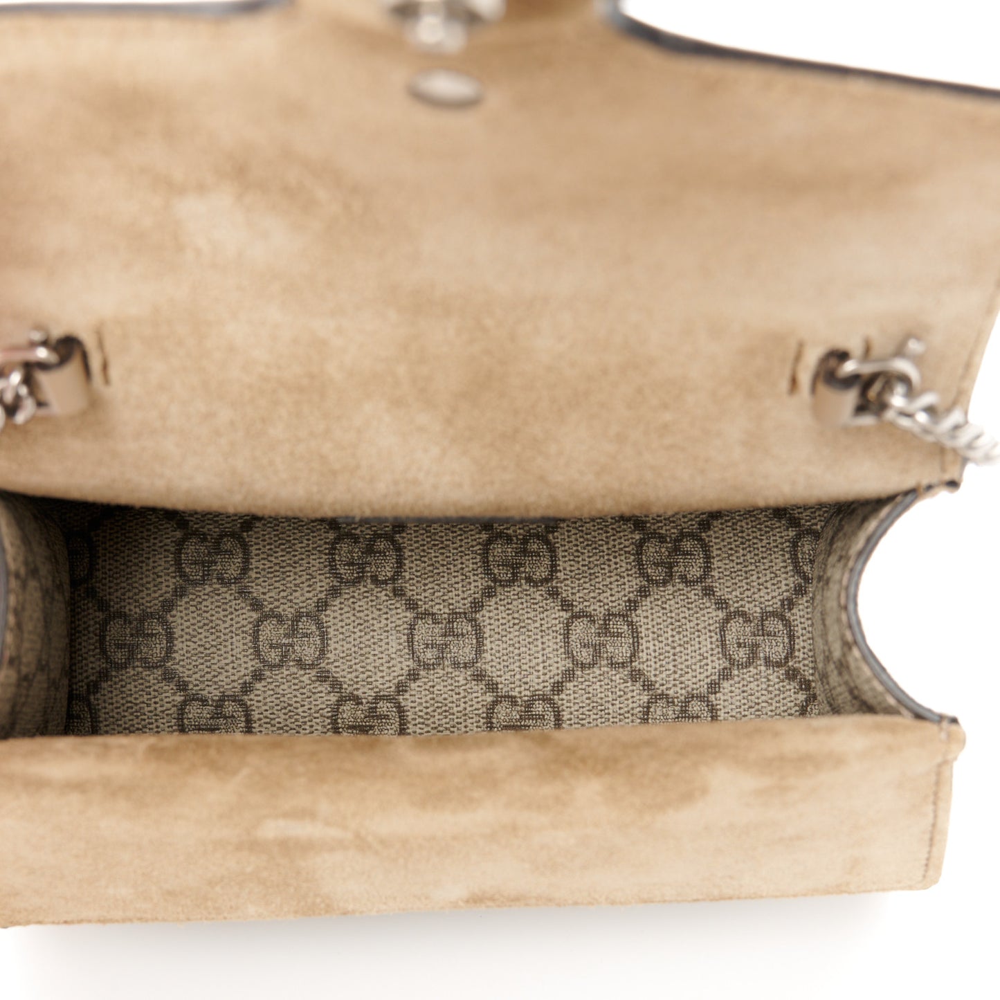 GG Supreme Monogram Mini Dionysus Top Handle Bag Taupe