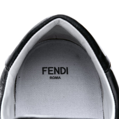 Fendi X JOSHUA VIDES Nappa Rockoclick Slip On Sneakers 39.5 Snow White Black 7 of 9