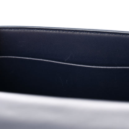 Christian Dior Smooth Calfskin 30 Montaigne Flap Bag Indigo Blue 10 of 14