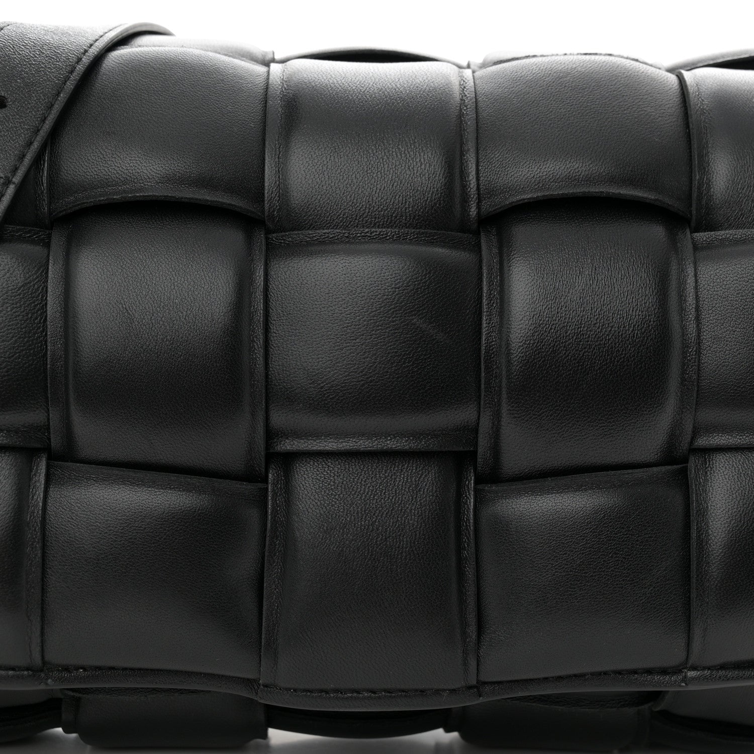 Bottega Veneta Nappa Maxi Intreccio Padded Cassette Crossbody Bag Black 7 of 10