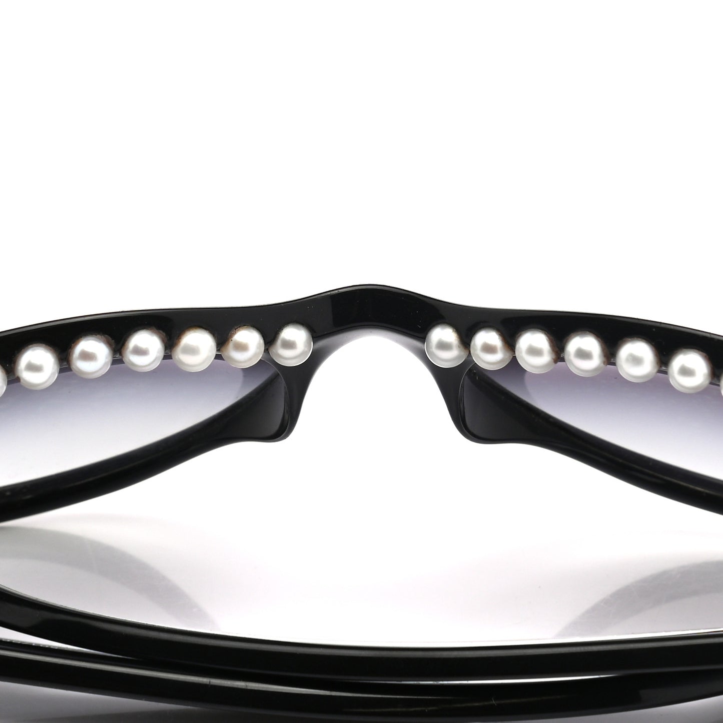 Freshwater Cultured Pearl Butterfly Sunglasses 6040-H Black