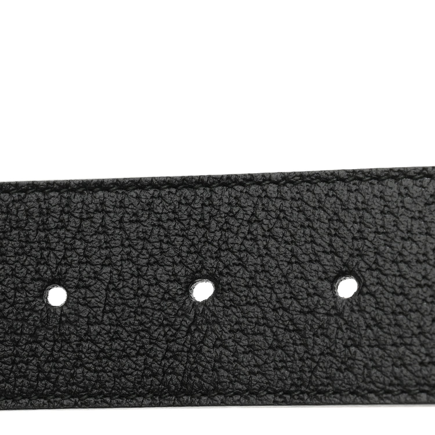 Gucci Textured Calfskin Double G 40mm Belt 95 38 Black 4 of 6