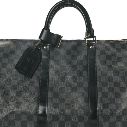Louis Vuitton Damier Graphite Keepall Bandouliere 55 6 of 11