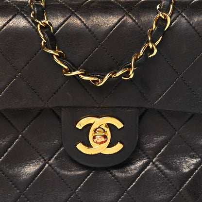 Chanel Lambskin Quilted Mini Square Flap Dark Brown 15 of 16