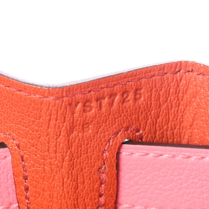Hermes Evercolor Verso Kelly Retourne 28 Rose D'ete Terre Battue 6 of 8