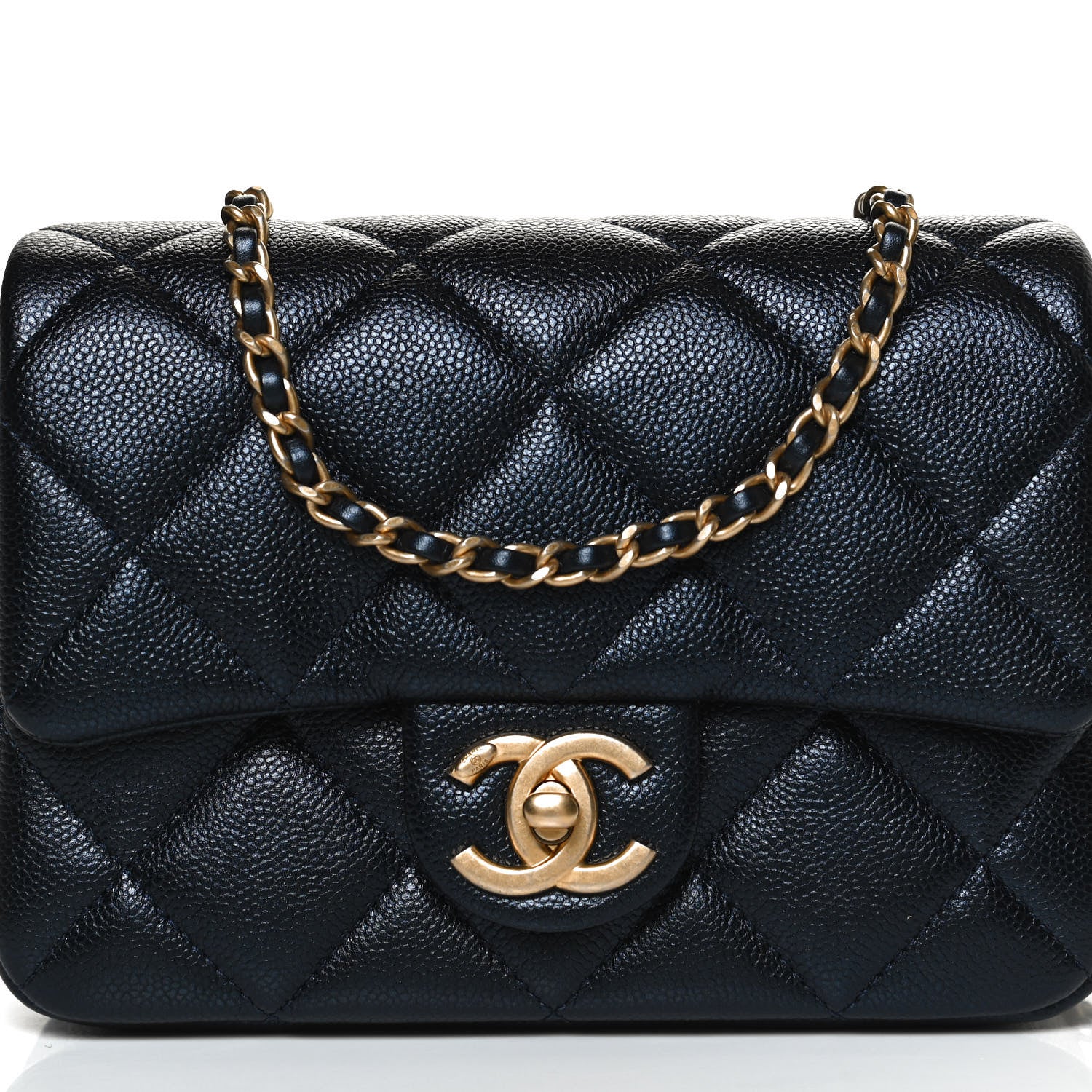 Chanel Iridescent Caviar Quilted Mini My Perfect Flap Black 8 of 11