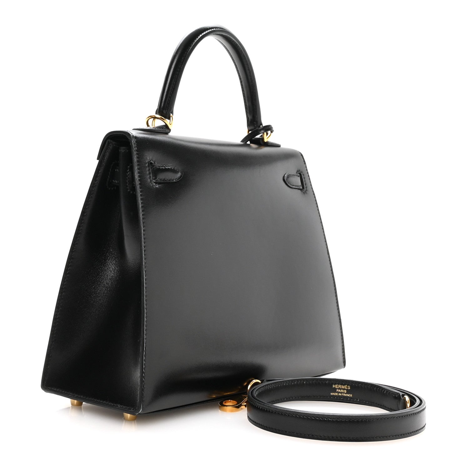 Hermes Box Kelly Sellier 25 Black Black 3 of 11