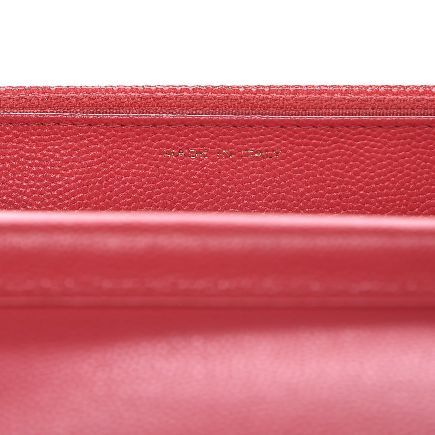 Caviar Quilted Wallet On Chain WOC Pink