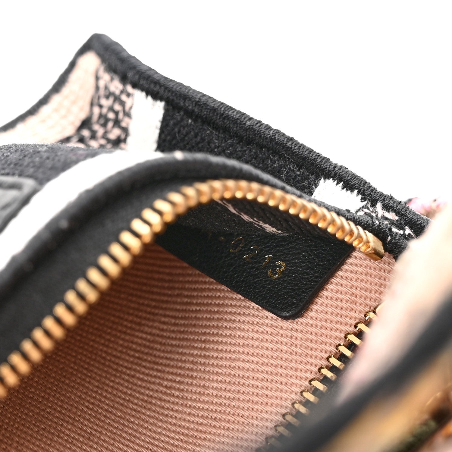 Christian Dior Canvas Petites Fleurs Embroidered Mini Lady D-Lite Rose Multicolor 7 of 11