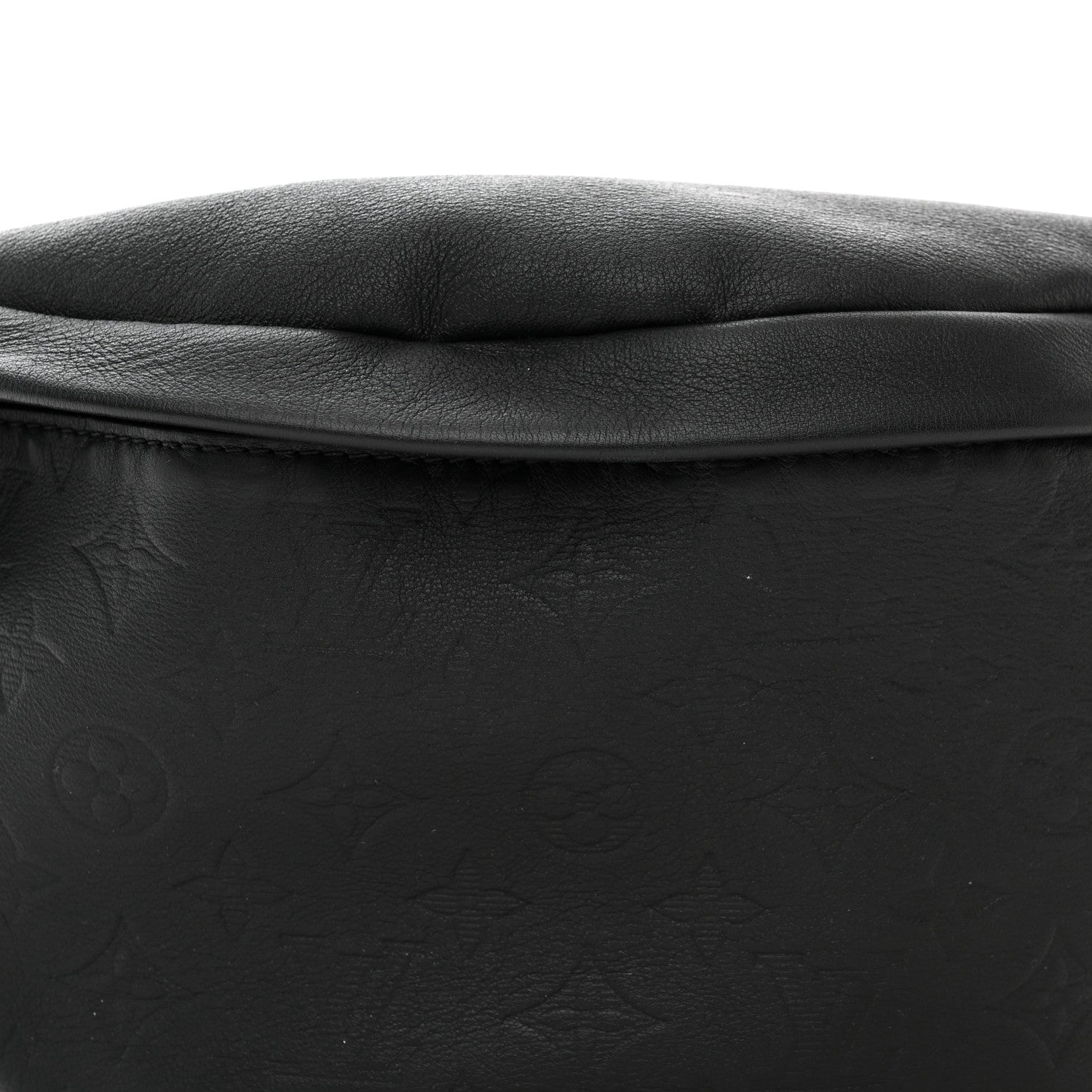 Louis Vuitton Calfskin Monogram Shadow Discovery Bumbag Black 7 of 9