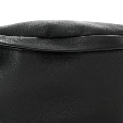 Louis Vuitton Calfskin Monogram Shadow Discovery Bumbag Black 7 of 9