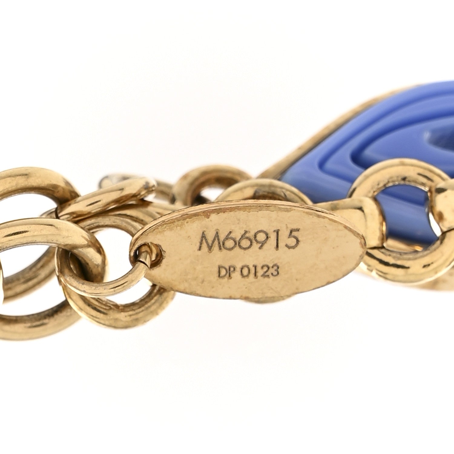 Louis Vuitton Resin Naif Bag Charm Blue 4 of 4