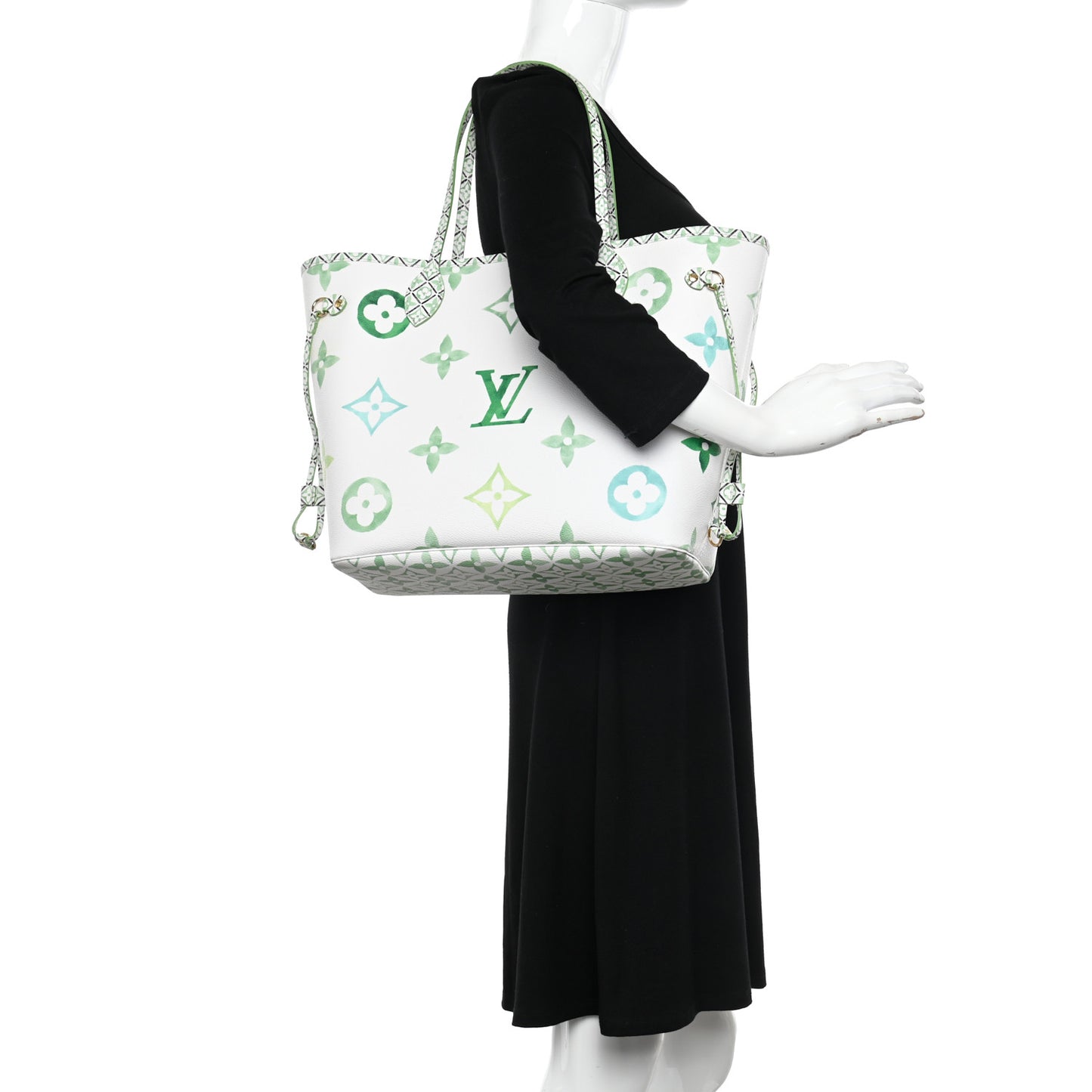 Monogram Giant By The Pool 2.0 Neverfull MM Jade