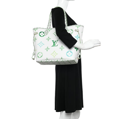 Louis Vuitton Monogram Giant By The Pool 2.0 Neverfull MM Jade 3 of 19