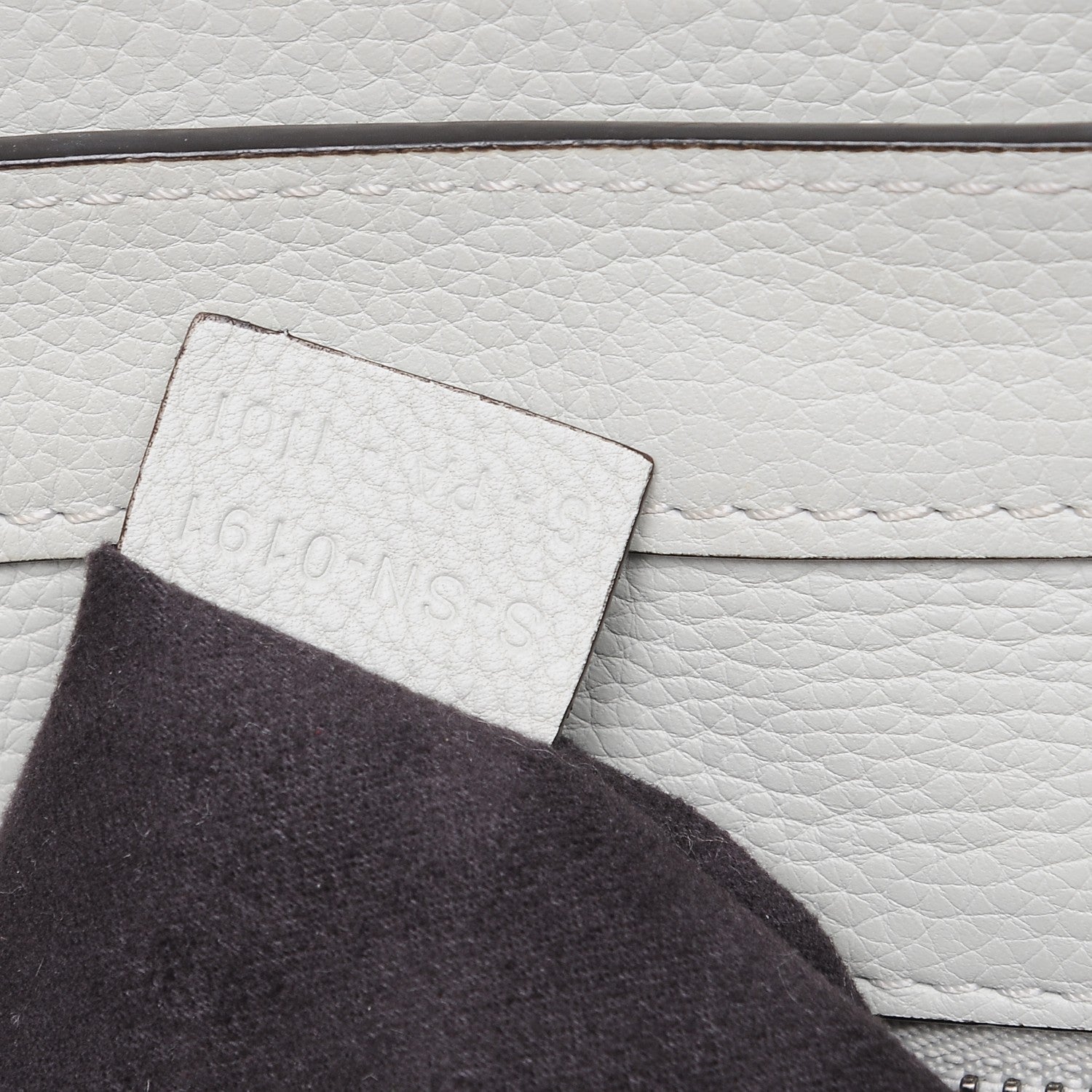 Celine Drummed Calfskin Mini Luggage Lune 7 of 9