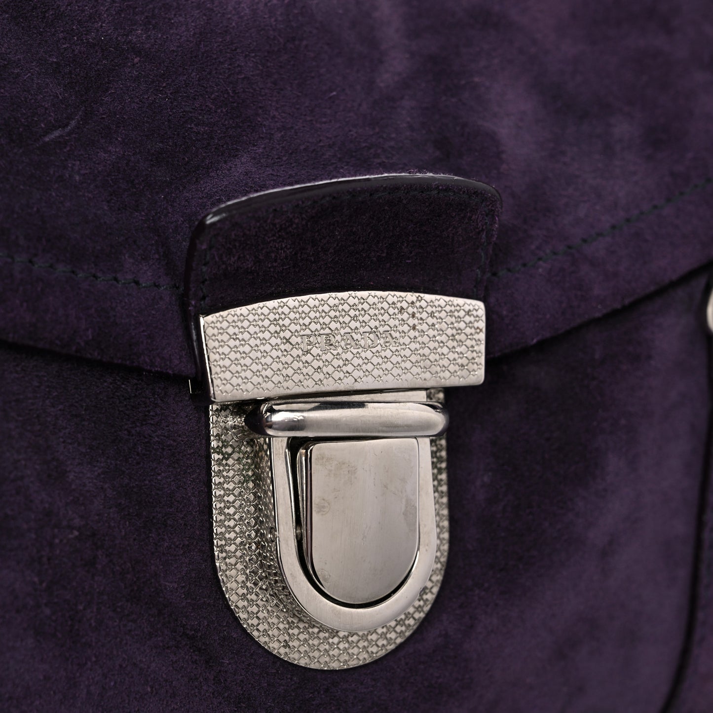 Scamosciato Foldover Pushlock Satchel Cina