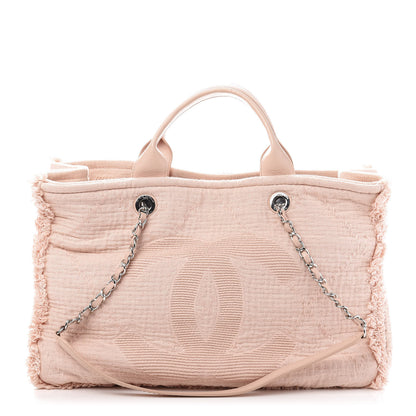 Chanel Canvas Large Double Face Shopping Tote Light Pink 1 of 9