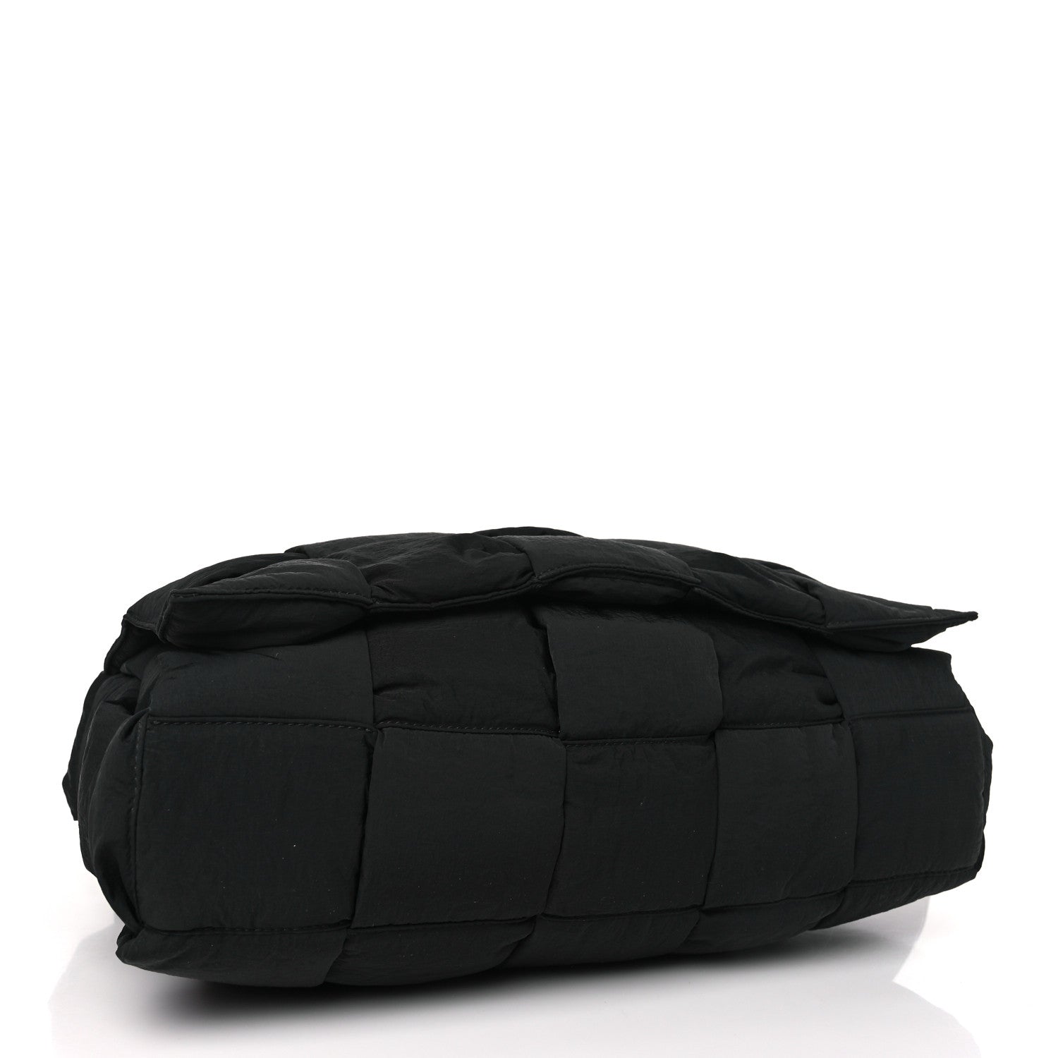 Bottega Veneta Nylon Intrecciato Padded Tech Maxi Cassette Bag Black 4 of 9