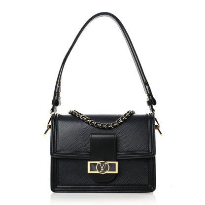 Louis Vuitton Epi Dauphine MM Black 1 of 10