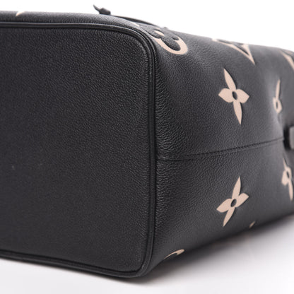 Louis Vuitton Empreinte Monogram Giant Neonoe MM Black Beige 9 of 9