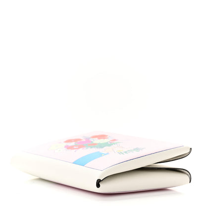 Hermes Swift Bouquet Calvi Duo Card Case White Multicolor 4 of 6