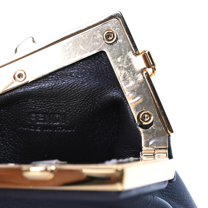 Fendi Shiny Nappa Nano Fendi First Bag Charm Ebano 4 of 5