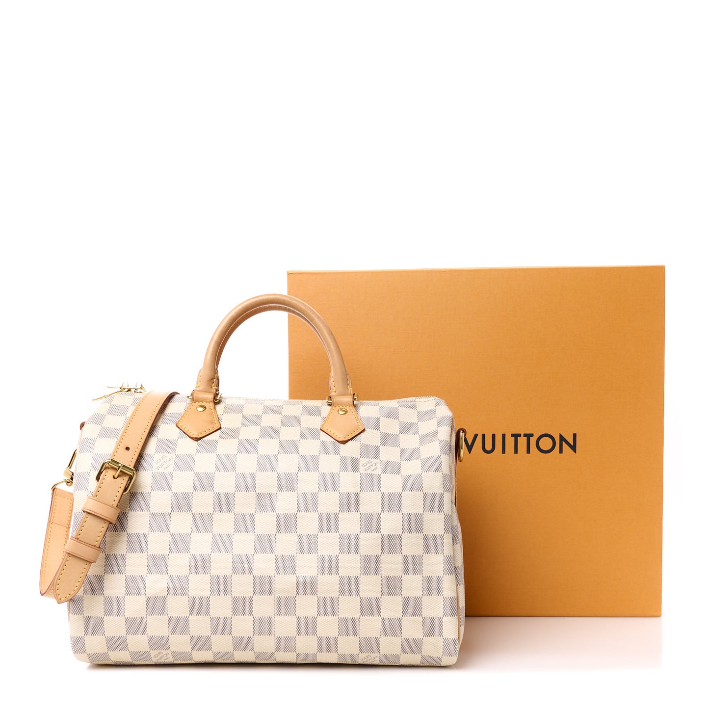 Damier Azur Speedy Bandouliere 30